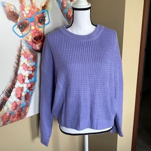 SHEIN Purple Sweater